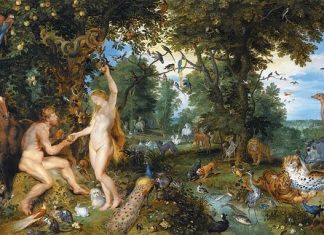 Adam and Eve under the tree of knowledge