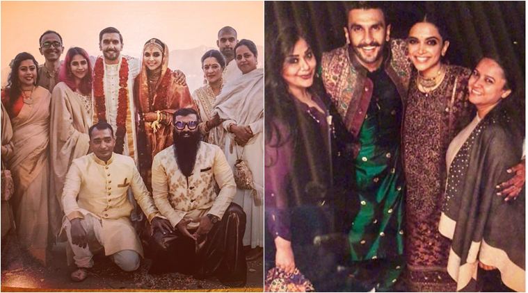 Wedding day picture of Ranveer and Deepika