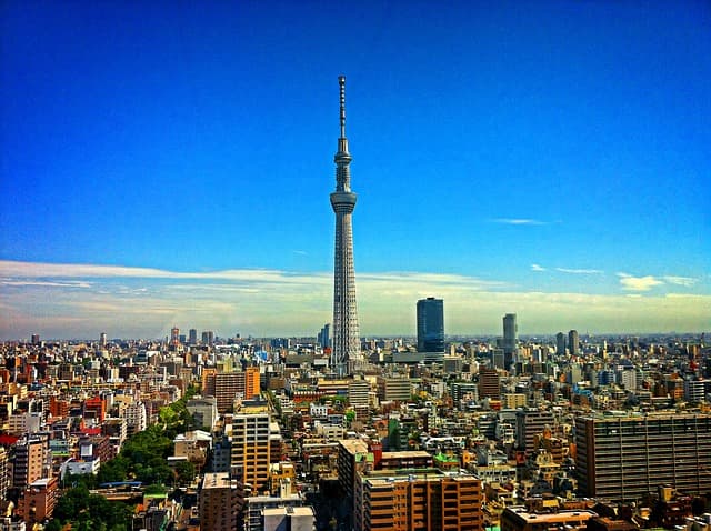 Tokyo city and tower