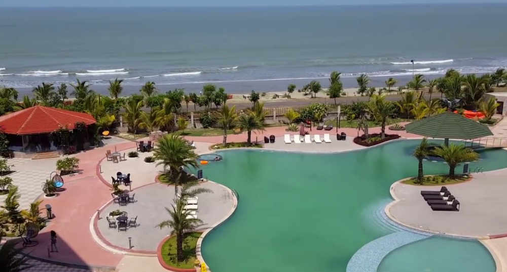 A view sea beach from royal Tulip Hotel cox bazar