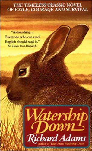 Watership Down by Richard Adams book cover