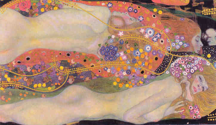 Wasserschlangen II by Gustav Klim