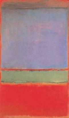 No. 6 (Violet, Green and Red) by Mark Rothko - 7th most expensive paintings in the world 