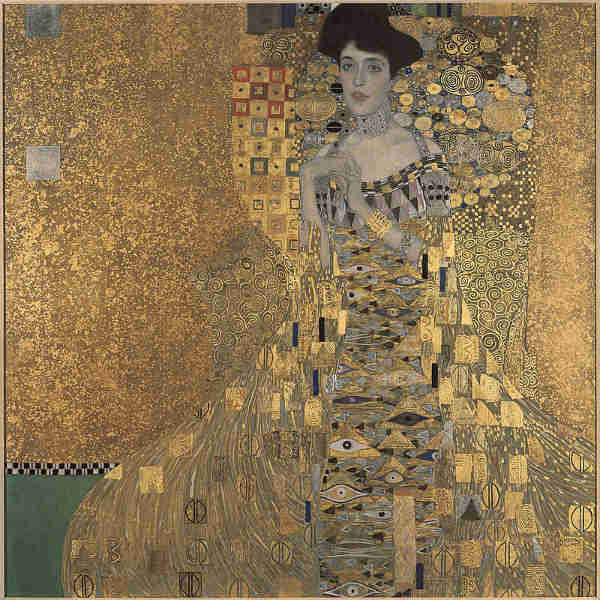 Portrait of Adelle Bloch Bauer by Gustav Klimt 