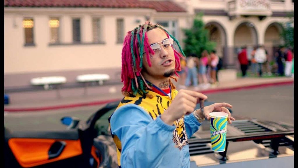 Lil Pump in Gucci Gang