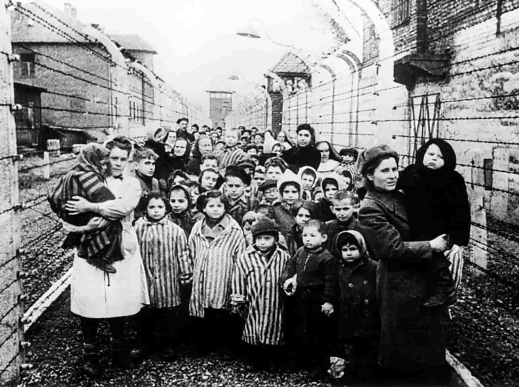 Concentration camp in Auschwitz