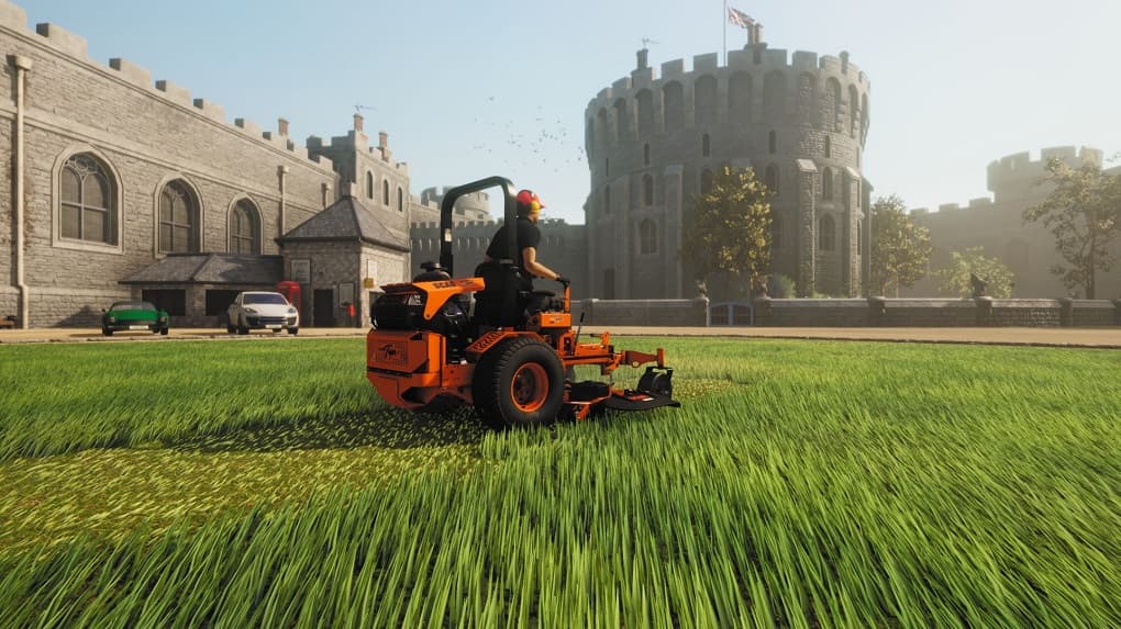 Lawn Mowing Simulator Game machine