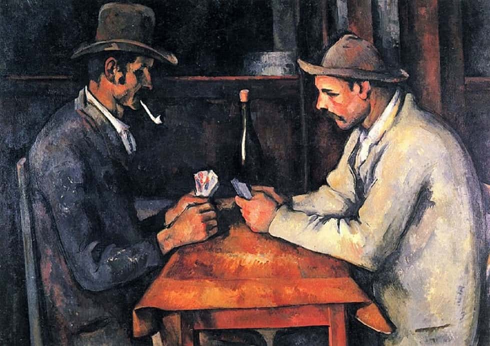 The Card Players private collection version