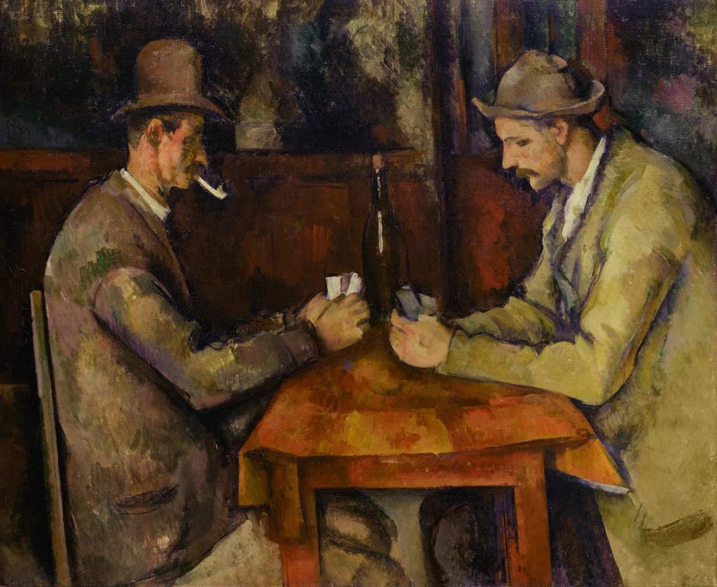 The Card Players by Paul Cézanne Paris version
