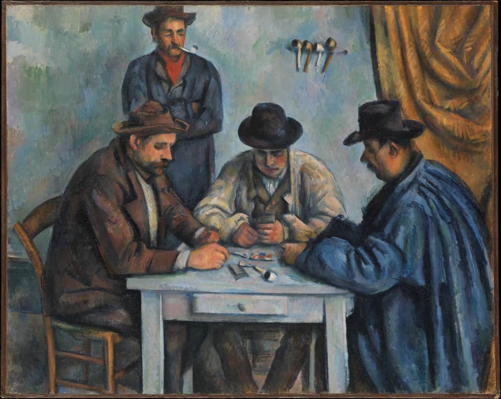 The Card Players by Paul Cezanne Second version