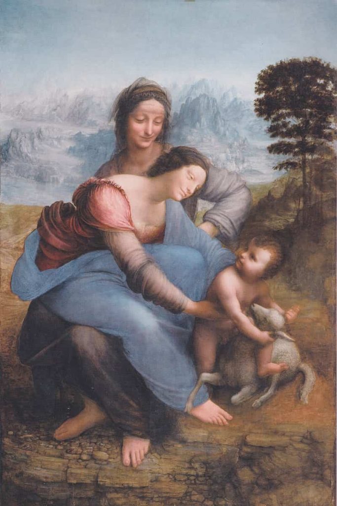 The Virgin and Child with Saint Anne - Leonardo da Vinci