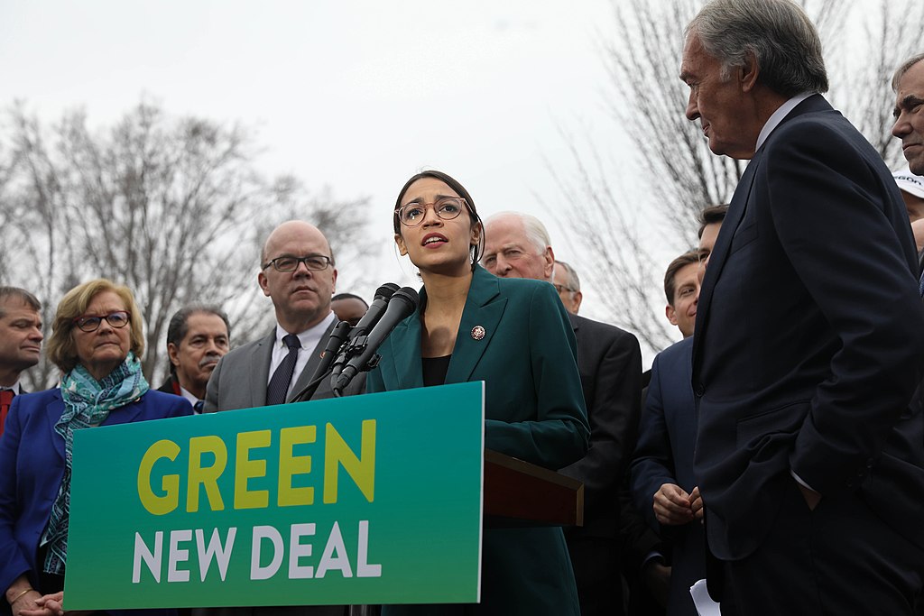 Alexandria Ocasio-Cortez in Green New Deal