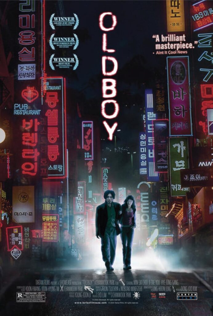Oldboy (2003) Korean language film with mindfuck story and twist 